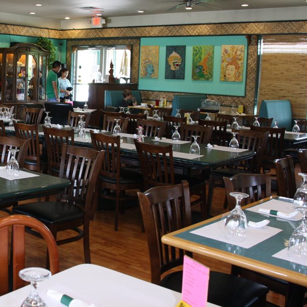 The relaxed dining room at House of Thai in Beavercreek
