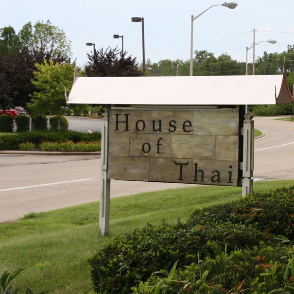 House of Thai sign outside the restaurant on Seajay Drive in Beavercreek